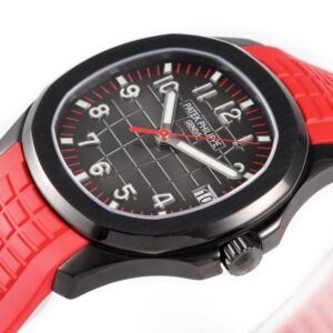 ĐỒNG HỒ PATEK PHILIPPE AQUANAUT 5167A REPLICA 1:1 BLACK VENOM DÂY ĐỎ ZF 40MM 4 ĐỒNG HỒ PATEK PHILIPPE AQUANAUT 5167A REPLICA 11 BLACK VENOM DÂY ĐỎ ZF 40MM (5)