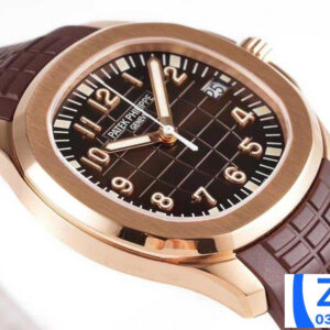 ĐỒNG HỒ PATEK PHILIPPE AQUANAUT 5167R MẶT SỐ MÀU NÂU REPLICA 1:1 ZF FACTORY 40MM 2 ĐỒNG HỒ PATEK PHILIPPE AQUANAUT 5167R MẶT SỐ MÀU NÂU REPLICA 11 ZF FACTORY 40MM (2)