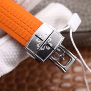ĐỒNG HỒ PATEK PHILIPPE AQUANAUT 5968A MÀU CAM REPLICA 1:1 OM FACTORY 42.2MM 8 ĐỒNG HỒ PATEK PHILIPPE AQUANAUT 5968A MÀU CAM REPLICA 11 OM FACTORY 42 (9)