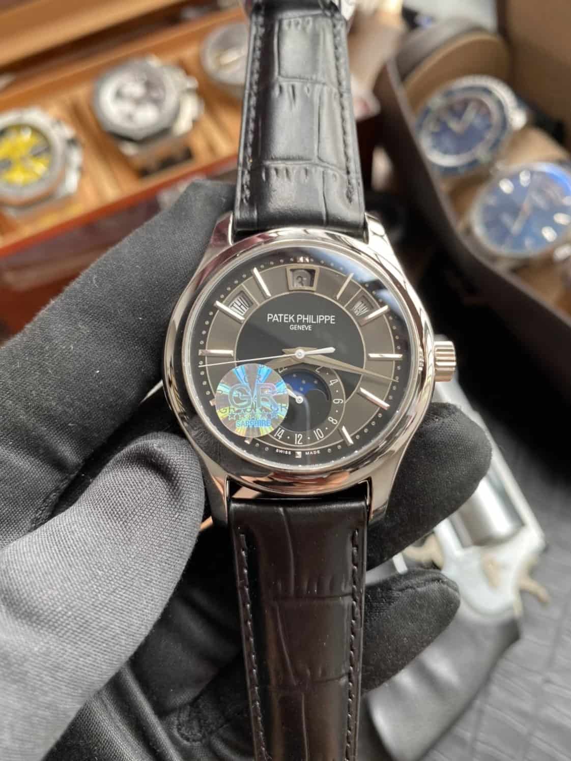 ĐỒNG HỒ PATEK PHILIPPE CALATRAVA 5205G REPLICA 11 NAM DÂY DA GR FACTORY 40MM (1) ĐỒNG HỒ PATEK PHILIPPE CALATRAVA 5205G REPLICA 11 NAM DÂY DA GR FACTORY 40MM (1)