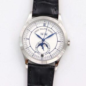 ĐỒNG HỒ PATEK PHILIPPE COMPLICATION 5396G WHITE DIAL REPLICA 1:1 38.5MM 1 ĐỒNG HỒ PATEK PHILIPPE COMPLICATION 5396G WHITE DIAL REPLICA 11 38 (2)