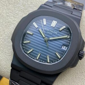 PATEK PHILIPPE NAUTILUS 5711 BEST REPLICA WATCHES CARBON CASE BLUE DIAL PPF FACTORY 40MM 2 ĐỒNG HỒ PATEK PHILIPPE NAUTILUS 5711 REPLICA 11 CARBON PPF FACTORY 40MM (3)