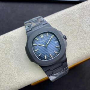 PATEK PHILIPPE NAUTILUS 5711 BEST REPLICA WATCHES CARBON CASE BLUE DIAL PPF FACTORY 40MM 4 ĐỒNG HỒ PATEK PHILIPPE NAUTILUS 5711 REPLICA 11 CARBON PPF FACTORY 40MM (5)