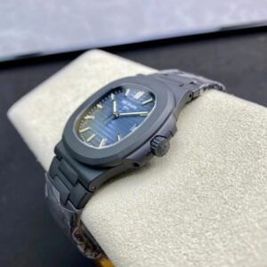 PATEK PHILIPPE NAUTILUS 5711 BEST REPLICA WATCHES CARBON CASE BLUE DIAL PPF FACTORY 40MM 6 ĐỒNG HỒ PATEK PHILIPPE NAUTILUS 5711 REPLICA 11 CARBON PPF FACTORY 40MM (7)