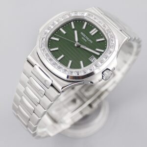 ĐỒNG HỒ PATEK PHILIPPE NAUTILUS 5711 REPLICA 1:1 ĐÍNH KIM CƯƠNG 3K FACTORY 40MM 3 ĐỒNG HỒ PATEK PHILIPPE NAUTILUS 5711 REPLICA 11 ĐÍNH KIM CƯƠNG R8 FACTORY 40MM (8)
