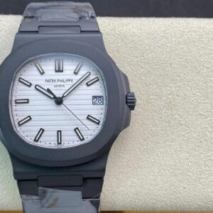 PATEK PHILIPPE NAUTILUS 5711 BEST COPIES WATCHES CARBON CASE PPF FACTORY 40MM 2 ĐỒNG HỒ PATEK PHILIPPE NAUTILUS 5711 REPLICA 11 MẶT TRẮNG CARBON PPF 40MM (1)