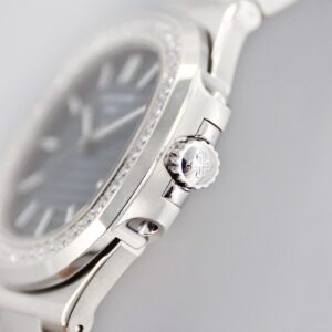 PATEK PHILIPPE NAUTILUS 5723 BEST COPIES WATCHES RHINESTONE MOISANITE 3K 40MM 4 ĐỒNG HỒ PATEK PHILIPPE NAUTILUS 5711 REPLICA 11 NIỀNG MOISANITE 3K 40MM (5)