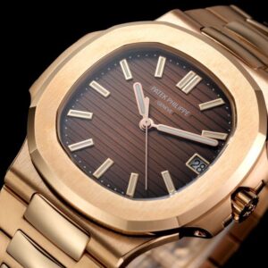 ĐỒNG HỒ PATEK PHILIPPE NAUTILUS 5711 REPLICA 1:1 ROSE GOLD 3K FACTORY 40MM 2 ĐỒNG HỒ PATEK PHILIPPE NAUTILUS 5711 REPLICA 11 ROSE GOLD 3K FACTORY 40MM (3)