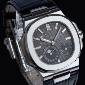 PATEK PHILIPPE NAUTILUS 5712G BEST COPIES WATCHES GREY DIAL GR FACTORY 40MM 3 ĐỒNG HỒ PATEK PHILIPPE NAUTILUS 5712G REPLICA 11 MẶT XÁM GR FACTORY 40MM (4)