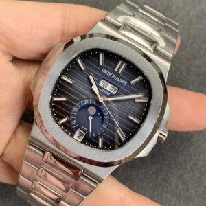 ĐỒNG HỒ PATEK PHILIPPE NAUTILUS 5726 BLUE DIAL REPLICA 1:1 GR FACTORY 40.5MM 2 ĐỒNG HỒ PATEK PHILIPPE NAUTILUS 5726 BLUE DIAL REPLICA 11 GR FACTORY 40 (3)