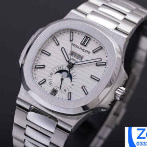 PATEK PHILIPPE NAUTILUS 5726 COPIES WATCHES WHITE DIAL V9 FACTORY 40.5MM 1 ĐỒNG HỒ PATEK PHILIPPE NAUTILUS 5726 REPLICA 11 SIÊU CAO CẤP V9 FACTORY 40 (4)