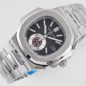 ĐỒNG HỒ PATEK PHILIPPE NAUTILUS 5980 REPLICA 1:1 BLACK DIAL DÂY THÉP 3K 40MM 4 ĐỒNG HỒ PATEK PHILIPPE NAUTILUS 5980 REPLICA 11 BLACK DIAL DÂY THÉP 3K 40MM (5)