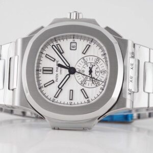 PATEK PHILIPPE NAUTILUS 5980 BEST COPIES WATCHES WHITE DIAL 3K FACTORY 40MM 3 ĐỒNG HỒ PATEK PHILIPPE NAUTILUS 5980 REPLICA 11 WHITE DIAL 3K FACTORY 40MM (4)
