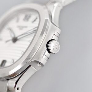 PATEK PHILIPPE NAUTILUS 7118 BEST REPLICA WATCHES WHITE DIAL 3K FACTORY 35.2MM 5 ĐỒNG HỒ PATEK PHILIPPE NAUTILUS 7118 REPLICA 11 WHITE DIAL 3K FACTORY 35 (9)