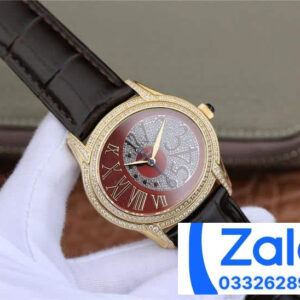 ĐỒNG HỒ NỮ AUDEMARS PIGUET 77303BC SUPER FAKE MẶT SỐ ĐỎ DÂY DA 39.5MM 1 ĐỒNG HỒ NỮ AUDEMARS PIGUET 77303BC SUPER FAKE MẶT SỐ ĐỎ DÂY DA 39.5MM