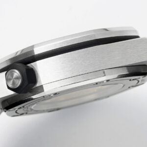 AUDEMARS PIGUET BEST COPIES WATCHES ROYAL OAK 15710ST APS FACTORY RUBBER STRAP 42MM 3 ĐỒNG HỒ AUDEMARS PIGUET ROYAL OAK 15710ST REP 11 NHÀ MÁY APS DÂY ĐEN 42MM