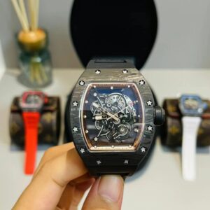 ĐỒNG HỒ NAM RICHARD MILLE RM055 REPLICA CAO CẤP NHÀ MÁY RM CARBON 45MM 2 ĐỒNG HỒ NAM RICHARD MILLE RM055 REPLICA CAO CẤP NHÀ MÁY RM CARBON 45MM
