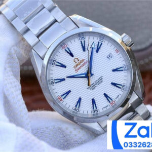 ĐỒNG HỒ NAM OMEGA SEAMASTER AQUA TERRA FAKE NHÀ MÁY VS CỌC SỐ XANH 41MM 1 ĐỒNG HỒ NAM OMEGA SEAMASTER AQUA TERRA FAKE NHÀ MÁY VS CỌC SỐ XANH 41MM