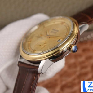 ĐỒNG HỒ NAM OMEGA DE VILLE FAKE CAO CẤP NHÀ MÁY AZ FACTORY DÂY DA NÂU 40MM 2 ĐỒNG HỒ NAM OMEGA DE VILLE FAKE CAO CẤP NHÀ MÁY AZ FACTORY DÂY DA NÂU 40MM