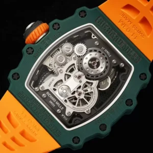 ĐỒNG HỒ NAM RICHARD MILLE RM21-02 REPLICA 1:1 DÂY CAO SU CAM 45MM 4 ĐỒNG HỒ NAM RICHARD MILLE RM21-02 REPLICA 1:1 DÂY CAO SU CAM 45MM