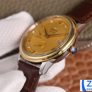 ĐỒNG HỒ NAM OMEGA DE VILLE FAKE 11 NHÀ MÁY AZ FACTORY DÂY DA MẶT VÀNG 40MM 3 ĐỒNG HỒ NAM OMEGA DE VILLE FAKE 11 NHÀ MÁY AZ FACTORY DÂY DA MẶT VÀNG 40MM