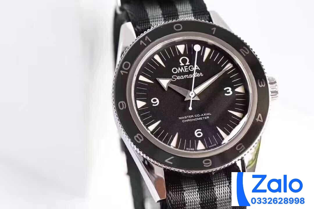 ĐỒNG HỒ NAM OMEGA SEAMASTER FAKE 11 NHÀ MÁY V2 FACTORY DÂY ĐEO VẢI 41MM ĐỒNG HỒ NAM OMEGA SEAMASTER FAKE 11 NHÀ MÁY V2 FACTORY DÂY ĐEO VẢI 41MM