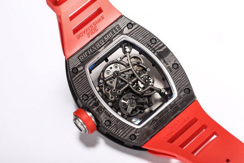 ĐỒNG HỒ NAM RICHARD MILLE RM055 REPLICA CAO CẤP NHÀ MÁY BBR DÂY CAM 45MM ĐỒNG HỒ NAM RICHARD MILLE RM055 REPLICA CAO CẤP NHÀ MÁY BBR DÂY CAM 45MM