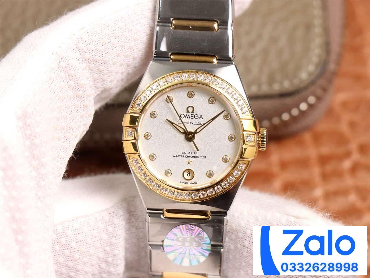 ĐỒNG HỒ NỮ OMEGA CONSTELLATION FAKE 11 NHÀ MÁY 3S ĐÍNH ĐÁ NỔI BẬT 29MM ĐỒNG HỒ NỮ OMEGA CONSTELLATION FAKE 11 NHÀ MÁY 3S ĐÍNH ĐÁ NỔI BẬT 29MM