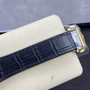 OMEGA CONSTELLATION KNOCK OFF WATCHES GOLD PLATE BLACK BEZEL LEATHER STRAP SBF FACTORY 41MM 5 ĐỒNG HỒ NAM OMEGA CONSTELLATION REPLCIA NHÀ MÁY SBF VÀNG GOLD 41MM