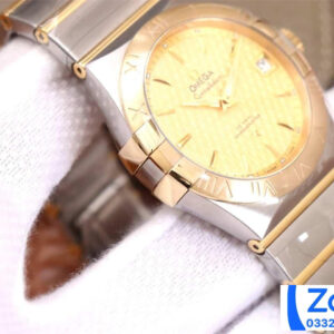 ĐỒNG HỒ NAM OMEGA CONSTELLATION FAKE 11 NHÀ MÁY VS FACTORY MẶT VÀNG 38MM 2 ĐỒNG HỒ NAM OMEGA CONSTELLATION FAKE 11 NHÀ MÁY VS FACTORY MẶT VÀNG 38MM