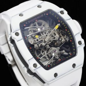ĐỒNG HỒ NAM RICHARD MILLE RM27-02 REPLICA DÂY ĐEO CAO SU TRẮNG 42MM 1 ĐỒNG HỒ NAM RICHARD MILLE RM27-02 REPLICA DÂY ĐEO CAO SU TRẮNG 42MM
