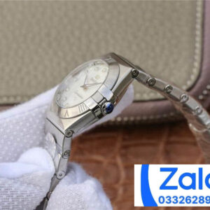 ĐỒNG HỒ NỮ OMEGA CONSTELLATION SUPER FAKE NHÀ MÁY 3S MẶT SỐ TRẮNG 27MM 3 ĐỒNG HỒ NỮ OMEGA CONSTELLATION SUPER FAKE NHÀ MÁY 3S MẶT SỐ TRẮNG 27MM