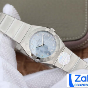 ĐỒNG HỒ NỮ OMEGA CONSTELLATION FAKE 11 NHÀ MÁY ZF MẶT SỐ XANH 27MM 1 ĐỒNG HỒ NỮ OMEGA CONSTELLATION FAKE 11 NHÀ MÁY ZF MẶT SỐ XANH 27MM