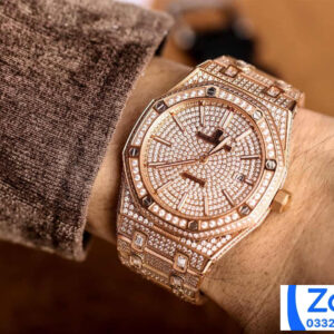 AUDEMARS PIGUET BEST COPIES WATCH ROYAL OAK 15452 ROSE GOLD TZ FACTORY 41MM 6 ĐỒNG HỒ NAM AUDEMARS PIGUET ROYAL OAK 15452 REPLICA 1:1 NHÀ MÁY TZ VÀNG 41MM