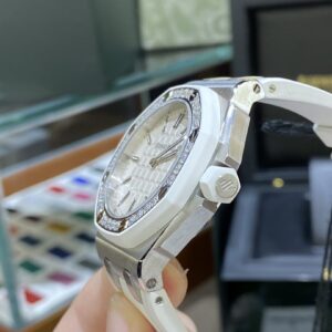 ĐỒNG HỒ AUDEMARS PIGUET ROYAL OAK OFFSHORE 675040SK FAKE 11 MÀU TRẮNG 37MM 1 ĐỒNG HỒ AUDEMARS PIGUET ROYAL OAK OFSHORE 675040SK FAKE 11 MÀU TRẮNG 37MM