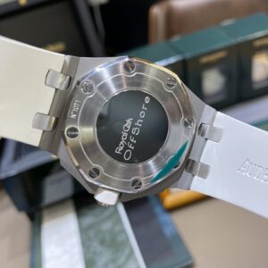 ĐỒNG HỒ AUDEMARS PIGUET ROYAL OAK OFFSHORE 675040SK FAKE 11 MÀU TRẮNG 37MM 2 ĐỒNG HỒ AUDEMARS PIGUET ROYAL OAK OFSHORE 675040SK FAKE 11 MÀU TRẮNG 37MM
