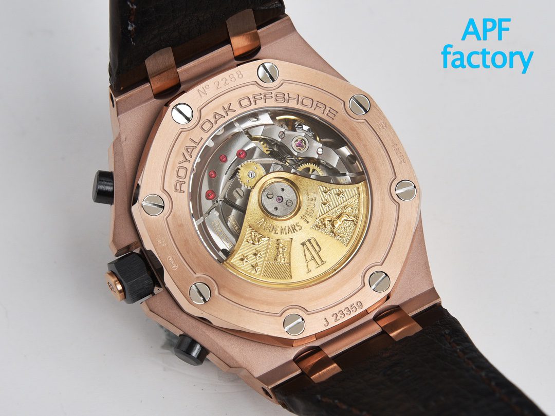ĐỒNG HỒ AUDEMARS PIGUET ROYAL OAK OFFSHORE REP 11 NHÀ MÁY APF DÂY NÂU 42MM ĐỒNG HỒ AUDEMARS PIGUET ROYAL OAK OFFSHORE REP 11 NHÀ MÁY APF DÂY NÂU 42MM