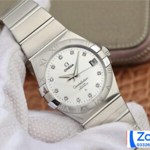 ĐỒNG HỒ NAM OMEGA CONSTELLATION SUPER FAKE NHÀ MÁY 3S ĐÍNH ĐÁ 38MM 1 ĐỒNG HỒ NAM OMEGA CONSTELLATION SUPER FAKE NHÀ MÁY 3S ĐÍNH ĐÁ 38MM