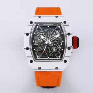 ĐỒNG HỒ NAM RICHARD MILLE RM35-01 REPLICA NHÀ MÁY BBR DÂY VẢI VÀNG 44MM
