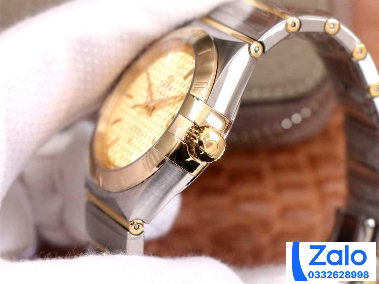 ĐỒNG HỒ NAM OMEGA CONSTELLATION FAKE 11 NHÀ MÁY VS FACTORY MẶT VÀNG 38MM ĐỒNG HỒ NAM OMEGA CONSTELLATION FAKE 11 NHÀ MÁY VS FACTORY MẶT VÀNG 38MM