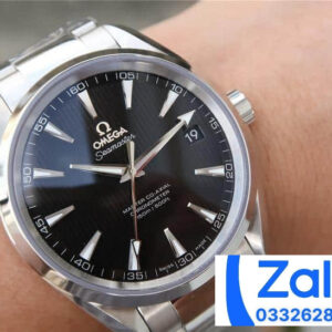 ĐỒNG HỒ NAM OMEGA SEAMASTER AQUA TERRA FAKE 1:1 NHÀ MÁY VS MẶT ĐEN 41MM 6 ĐỒNG HỒ NAM OMEGA SEAMASTER AQUA TERRA FAKE 1:1 NHÀ MÁY VS MẶT ĐEN 41MM
