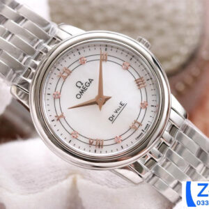 ĐỒNG HỒ NỮ OMEGA DE VILLE FAKE CAO CẤP NHÀ MÁY FZ MẶT SỐ TRÒN 27MM 1 ĐỒNG HỒ NỮ OMEGA DE VILLE FAKE CAO CẤP NHÀ MÁY FZ MẶT SỐ TRÒN 27MM