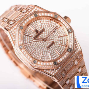 AUDEMARS PIGUET BEST COPIES WATCH ROYAL OAK 15452 ROSE GOLD TZ FACTORY 41MM 1 ĐỒNG HỒ NAM AUDEMARS PIGUET ROYAL OAK 15452 REPLICA 1:1 NHÀ MÁY TZ VÀNG 41MM