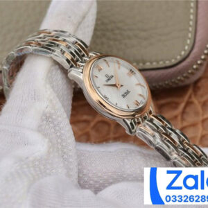ĐỒNG HỒ NỮ OMEGA DE VILLE FAKE 11 NHÀ MÁY VK VIỀN TRƠN VÀNG HỒNG 27MM 2 ĐỒNG HỒ NỮ OMEGA DE VILLE FAKE 11 NHÀ MÁY VK VIỀN TRƠN VÀNG HỒNG 27MM