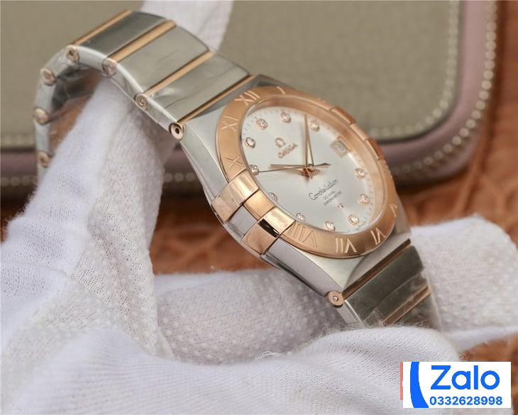 ĐỒNG HỒ NAM OMEGA CONSTELLATION FAKE 11 NHÀ MÁY 3S LỘ CƠ 38MM ĐỒNG HỒ NAM OMEGA CONSTELLATION FAKE 11 NHÀ MÁY 3S LỘ CƠ 38MM