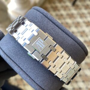 AUDEMARS PIGUET BEST COPIES WATCHES ROYAL OAK APS FACTORY WHITE DIAL 41MM 5 ĐỒNG HỒ AUDEMARS PIGUET ROYAL OAK REPLICA 1:1 NHÀ MÁY APS MẶT TRẮNG 41MM