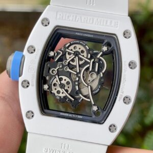 ĐỒNG HỒ NAM RICHARD MILLE RM055 REPLICA 1:1 NHÀ MÁY KV FACTORY NÚM XANH 45MM 4 ĐỒNG HỒ NAM RICHARD MILLE RM055 REPLICA 1:1 NHÀ MÁY KV FACTORY NÚM XANH 45MM