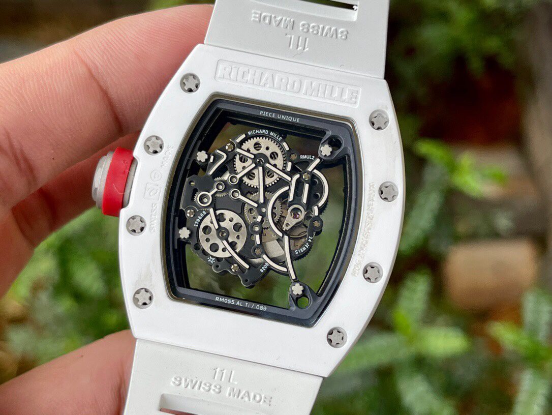 ĐỒNG HỒ NAM RICHARD MILLE RM055 REPLICA 1:1 NHÀ MÁY KV CERAMIC TRẮNG 45MM ĐỒNG HỒ NAM RICHARD MILLE RM055 REPLICA 1:1 NHÀ MÁY KV CERAMIC TRẮNG 45MM