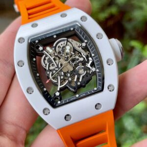 ĐỒNG HỒ NAM RICHARD MILLE RM055 REPLICA NHÀ MÁY KV CERAMIC MÀU CAM 45MM 1 ĐỒNG HỒ NAM RICHARD MILLE RM055 REPLICA NHÀ MÁY KV CERAMIC MÀU CAM 45MM