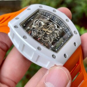 ĐỒNG HỒ NAM RICHARD MILLE RM055 REPLICA NHÀ MÁY KV CERAMIC MÀU CAM 45MM 3 ĐỒNG HỒ NAM RICHARD MILLE RM055 REPLICA NHÀ MÁY KV CERAMIC MÀU CAM 45MM